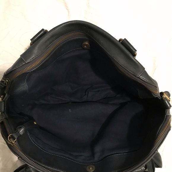 Dark blue shoulder bag - Picture 2 of 4